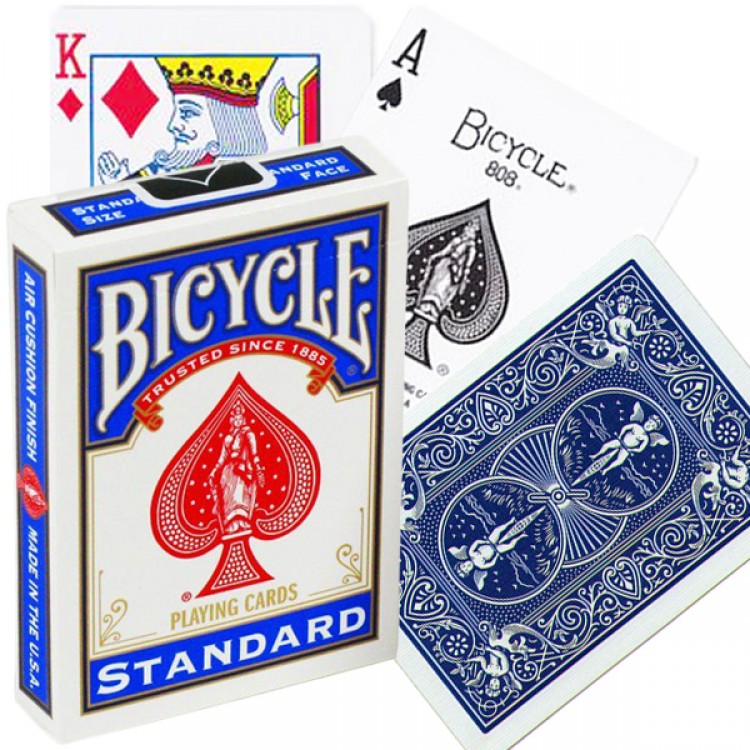 Карты для покера Bicycle Standard (синие)