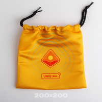 Фотография Тканевый мешок с печатью (желтый), 20*20, на шнурке [=city]